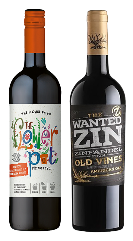 זוג יינות לאוהבי הפרימיטיבו/זינפנדל